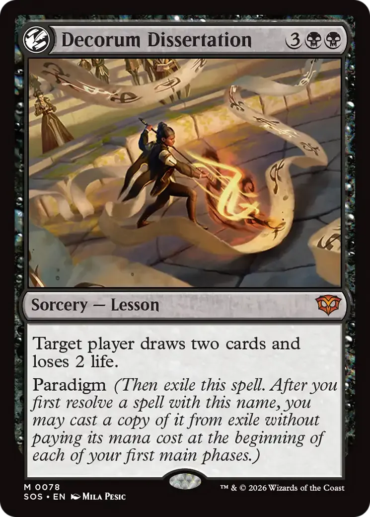 Decorum Dissertation — Secrets of Strixhaven — Magic: The Gathering