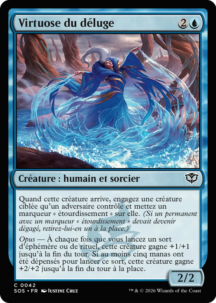 Virtuose du déluge — Secrets of Strixhaven — Magic: The Gathering