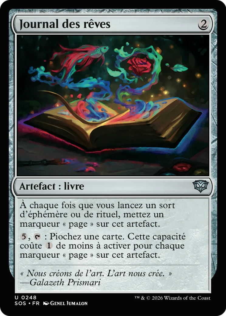 Journal des rêves — Secrets of Strixhaven — Magic: The Gathering