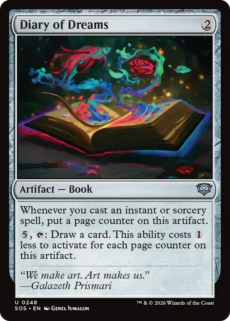 Diary of Dreams — Secrets of Strixhaven — Magic: The Gathering