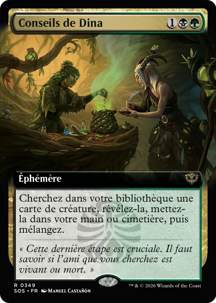 Conseils de Dina — Secrets of Strixhaven — Magic: The Gathering
