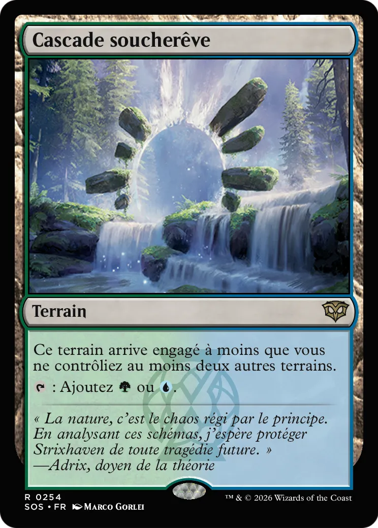 Cascade soucherêve — Secrets of Strixhaven — Magic: The Gathering
