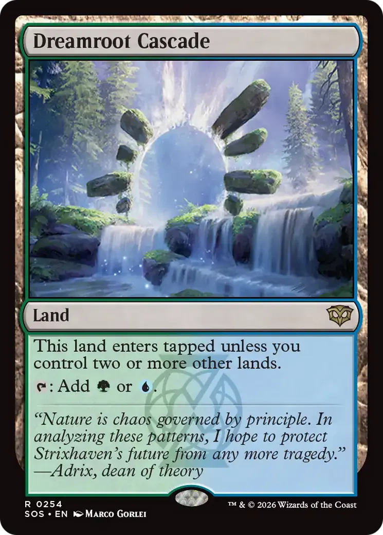 Dreamroot Cascade — Secrets of Strixhaven — Magic: The Gathering
