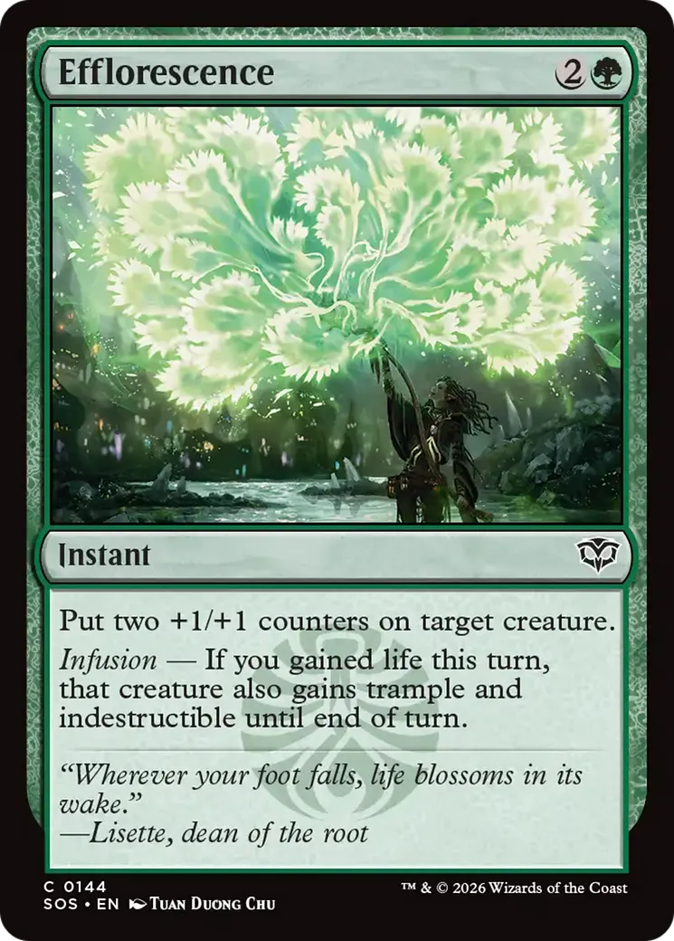 Efflorescence — Secrets of Strixhaven — Magic: The Gathering