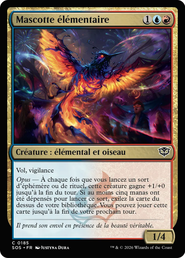 Mascotte élémentaire — Secrets of Strixhaven — Magic: The Gathering