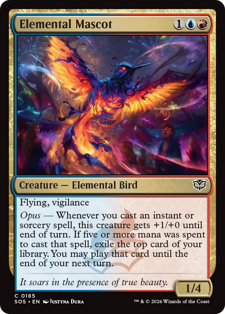 Elemental Mascot — Secrets of Strixhaven — Magic: The Gathering