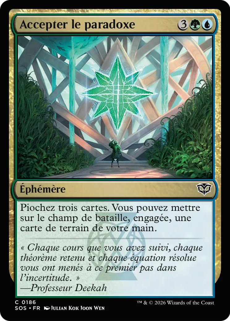 Accepter le paradoxe — Secrets of Strixhaven — Magic: The Gathering