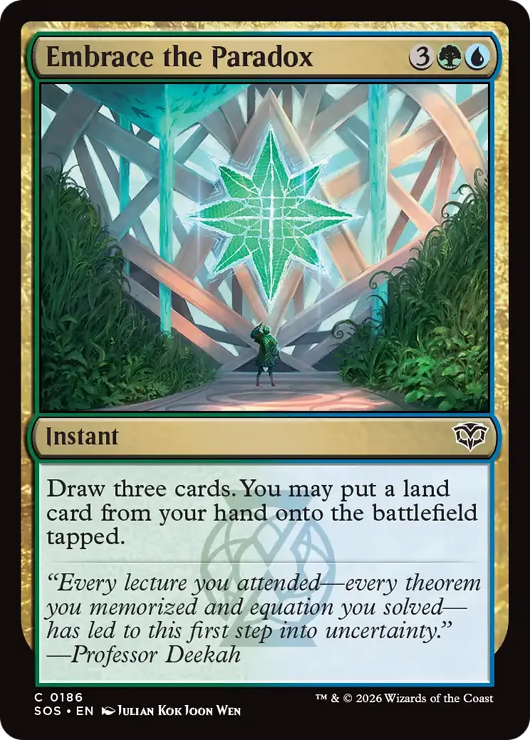Embrace the Paradox — Secrets of Strixhaven — Magic: The Gathering
