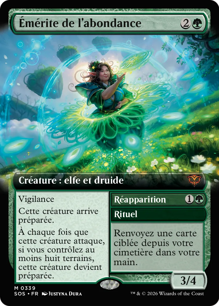 Émérite de l'abondance // Regrowth — Secrets of Strixhaven — Magic: The Gathering