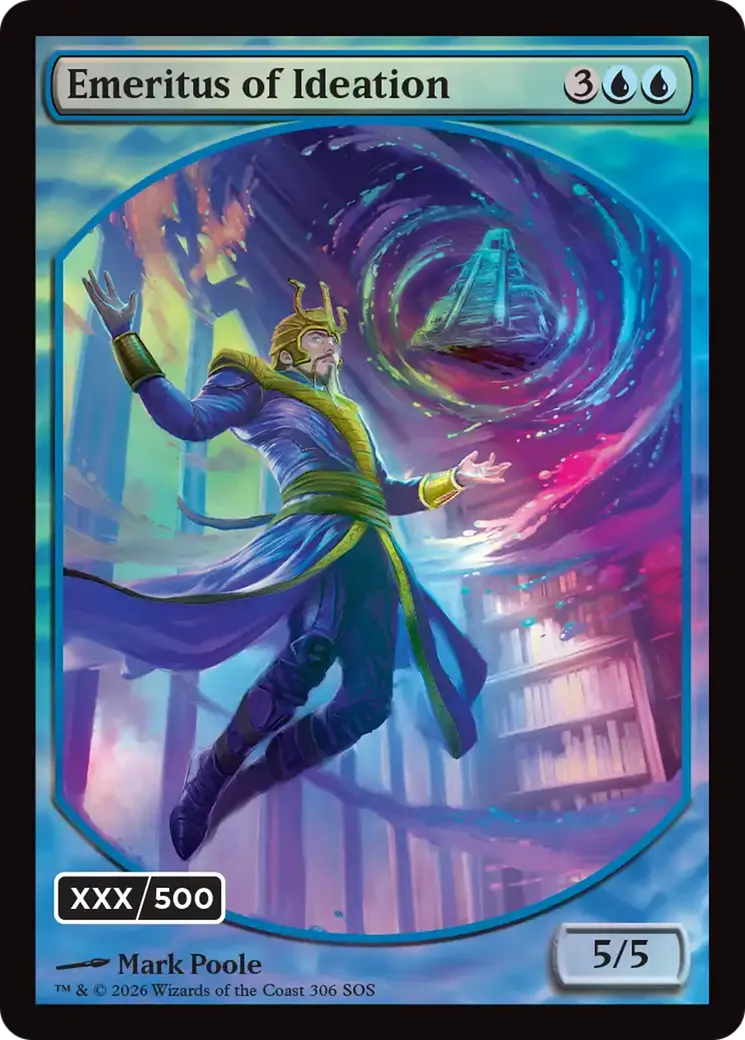 Emeritus of Ideation // Ancestral Recall — Secrets of Strixhaven — Magic: The Gathering