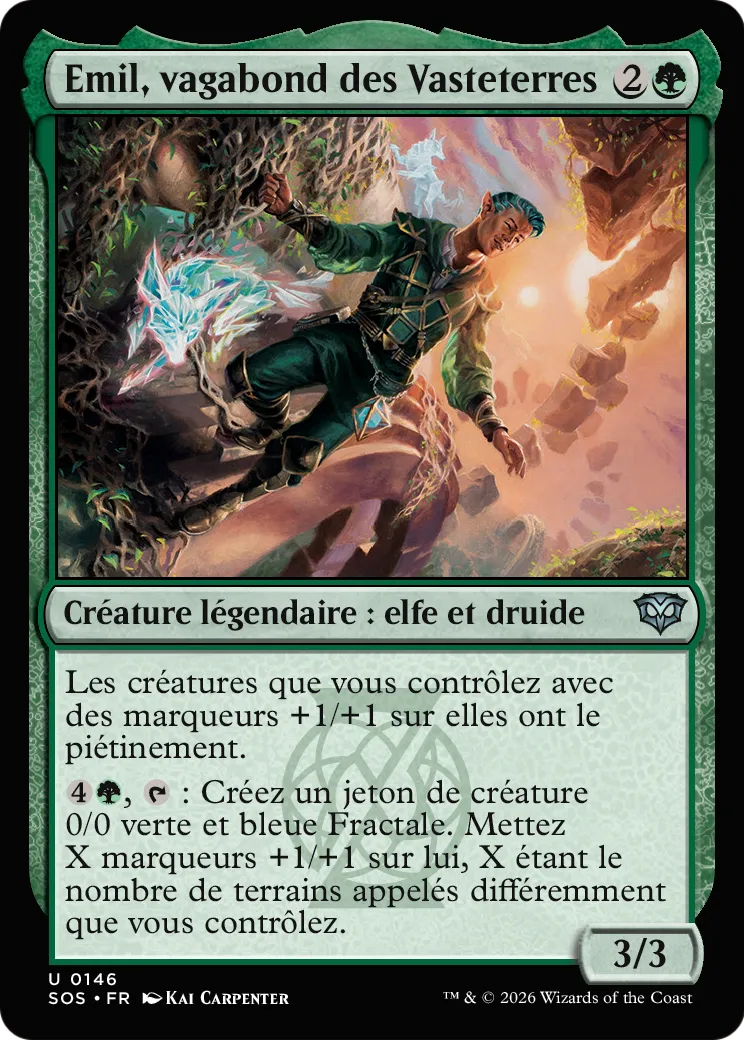 Emil, vagabond des Vasteterres — Secrets of Strixhaven — Magic: The Gathering