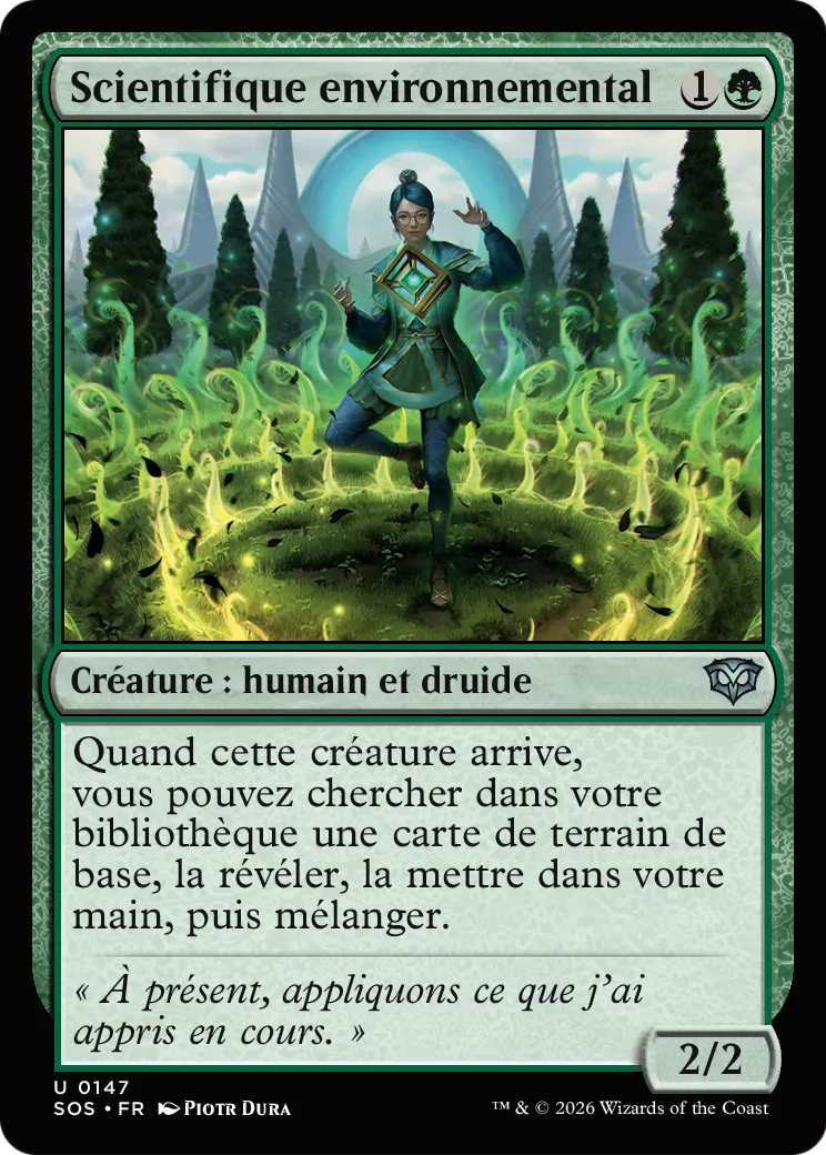 Scientifique environnemental — Secrets of Strixhaven — Magic: The Gathering