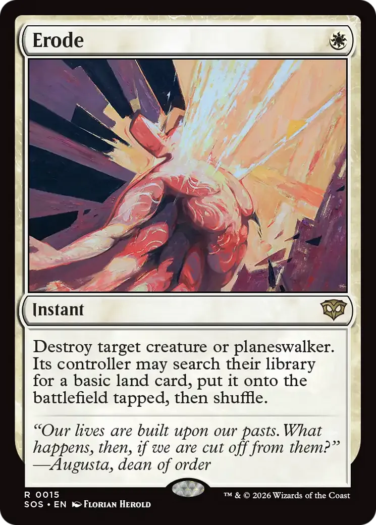 Erode — Secrets of Strixhaven — Magic: The Gathering