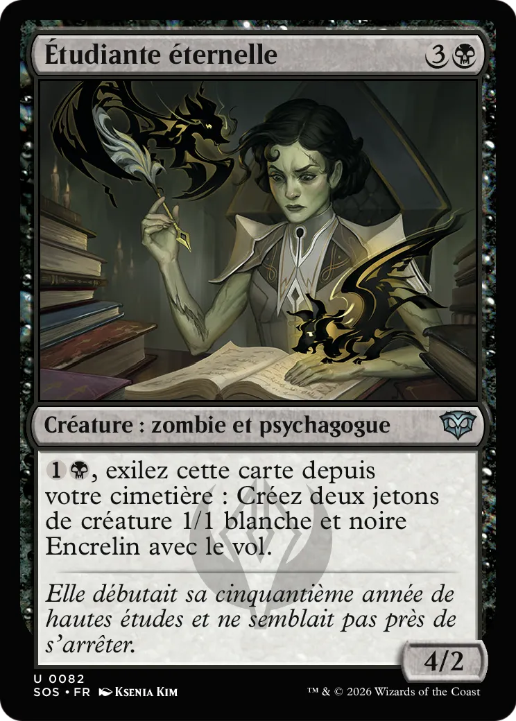 Étudiante éternelle — Secrets of Strixhaven — Magic: The Gathering