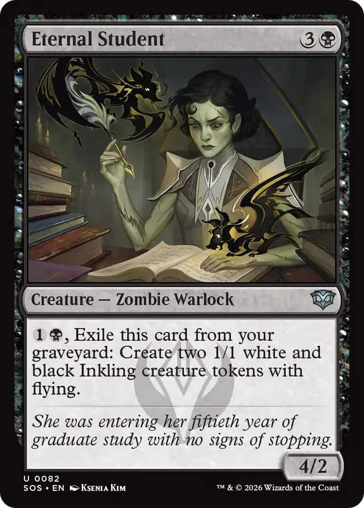 Étudiante éternelle — Secrets of Strixhaven — Magic: The Gathering