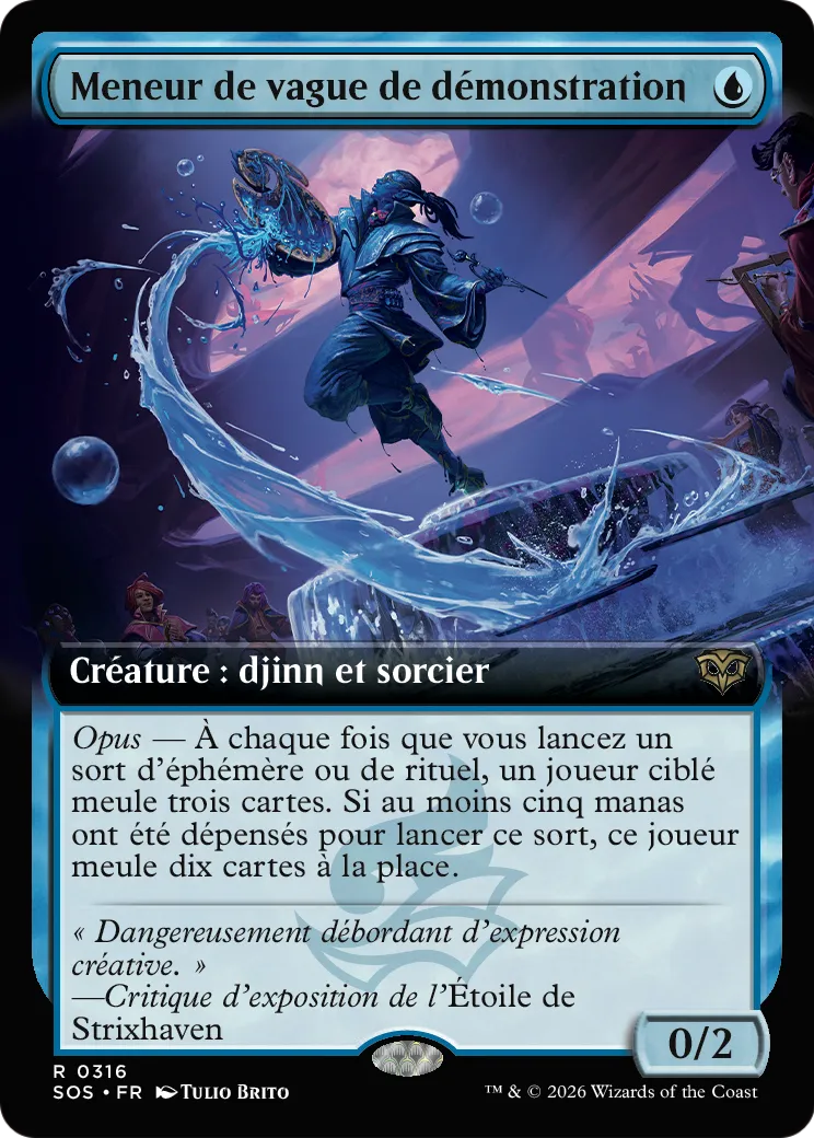Meneur de vague de démonstration — Secrets of Strixhaven — Magic: The Gathering