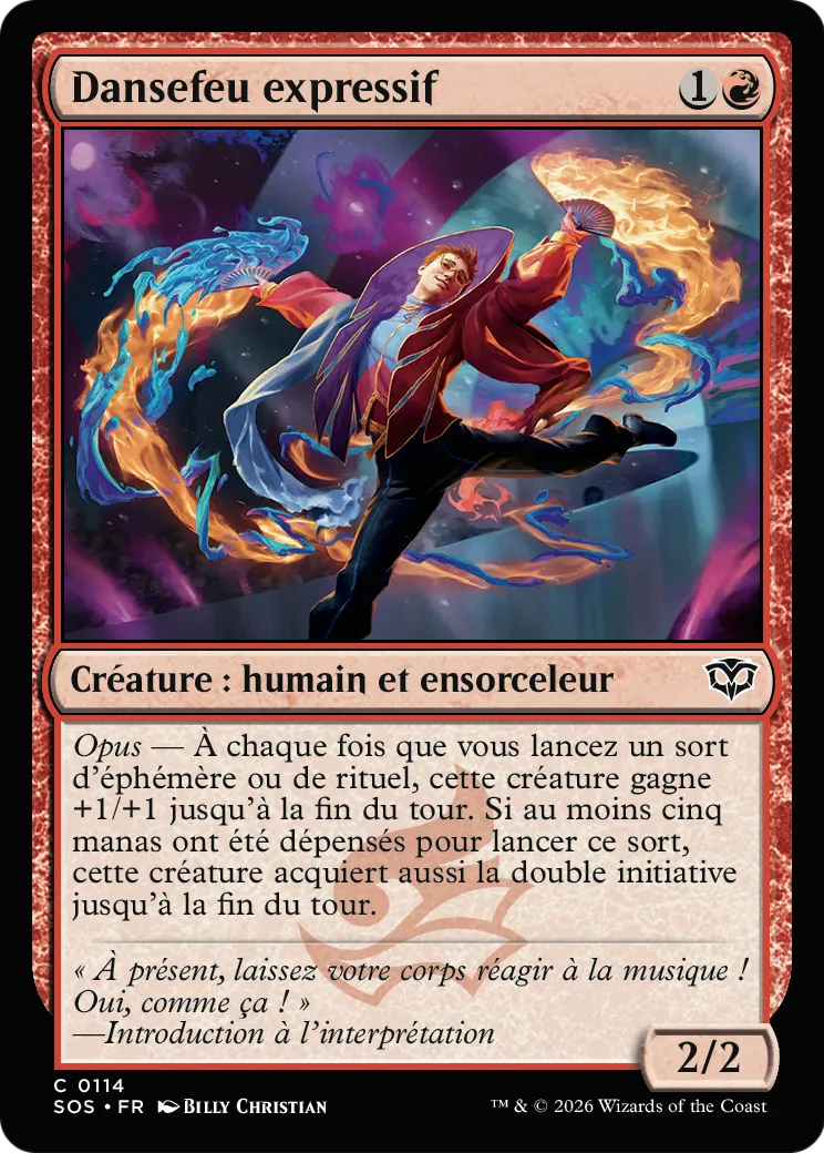 Dansefeu expressif — Secrets of Strixhaven — Magic: The Gathering
