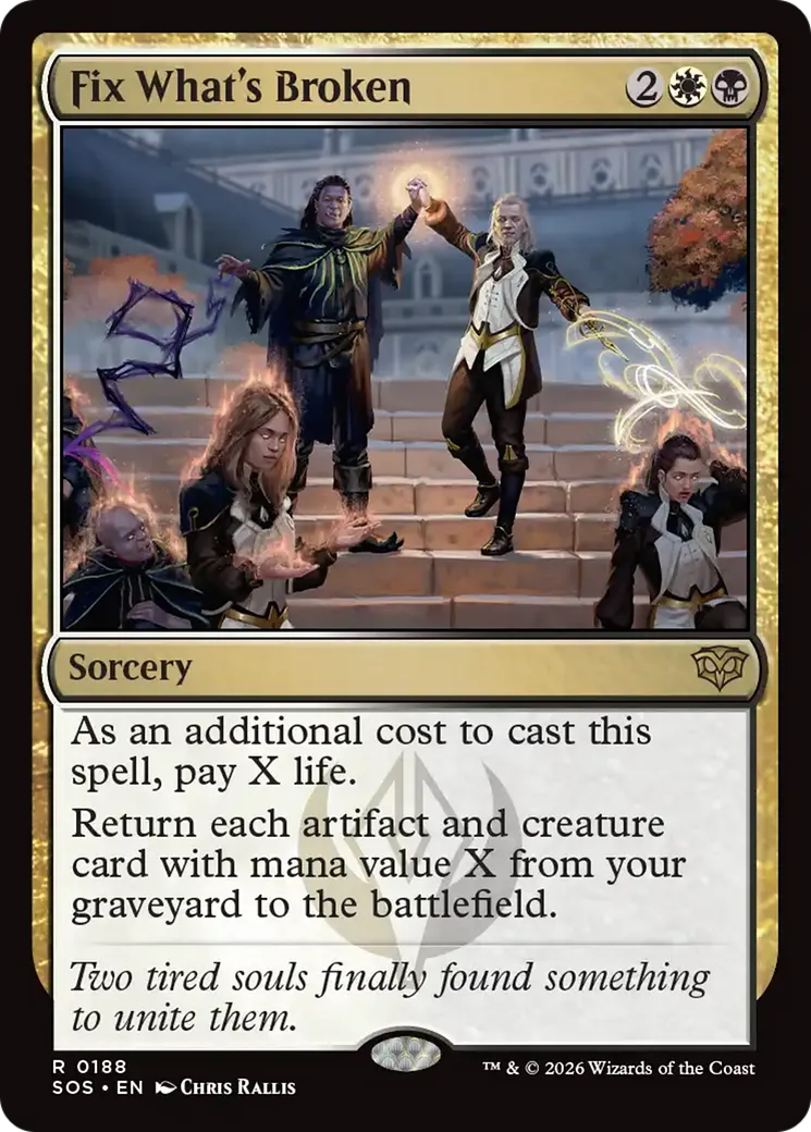 Fix What's Broken — Secrets of Strixhaven — Magic: The Gathering