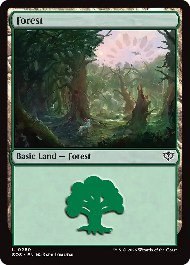Forest — Secrets of Strixhaven — Magic: The Gathering