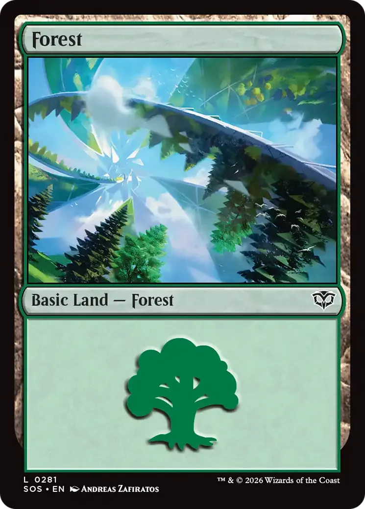 Forest — Secrets of Strixhaven — Magic: The Gathering