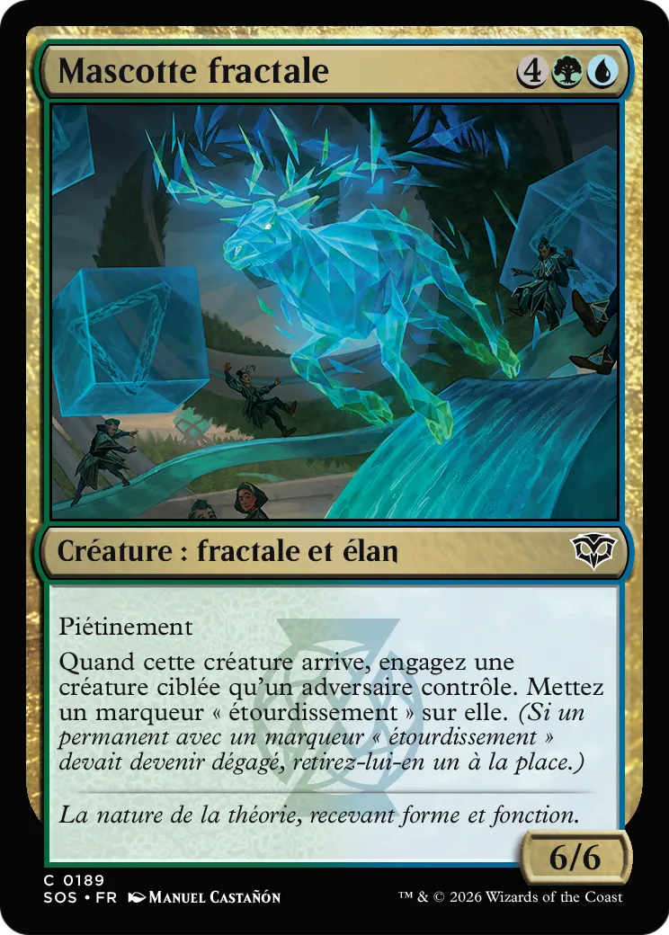 Mascotte fractale — Secrets of Strixhaven — Magic: The Gathering