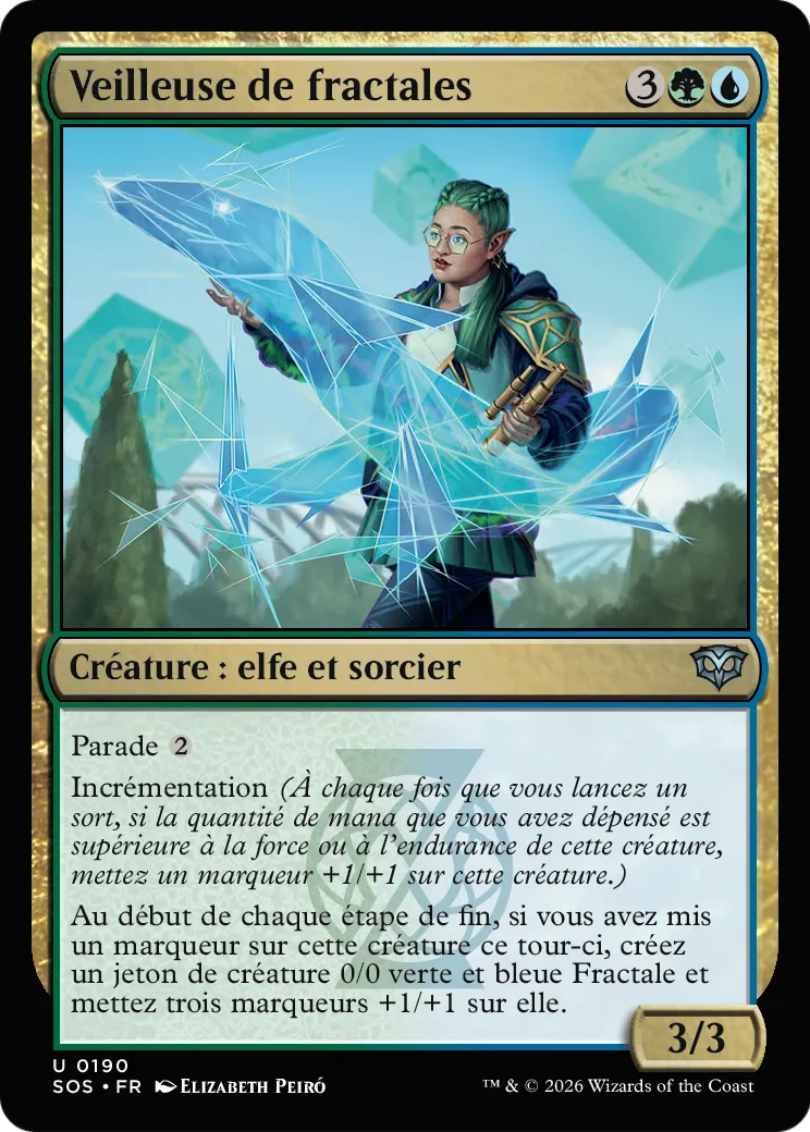 Veilleuse de fractales — Secrets of Strixhaven — Magic: The Gathering