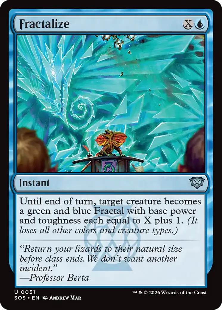 Fractalize — Secrets of Strixhaven — Magic: The Gathering