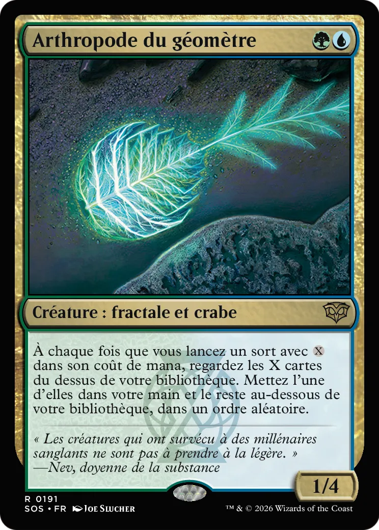 Arthropode du géomètre — Secrets of Strixhaven — Magic: The Gathering