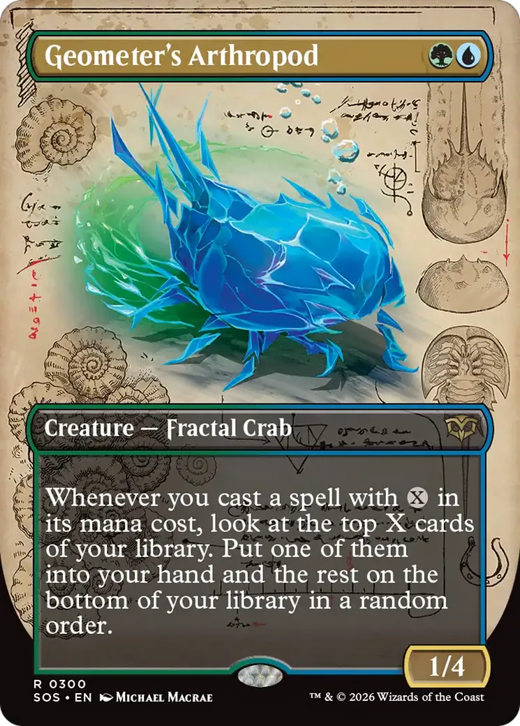 Geometer's Arthropod — Secrets of Strixhaven — Magic: The Gathering