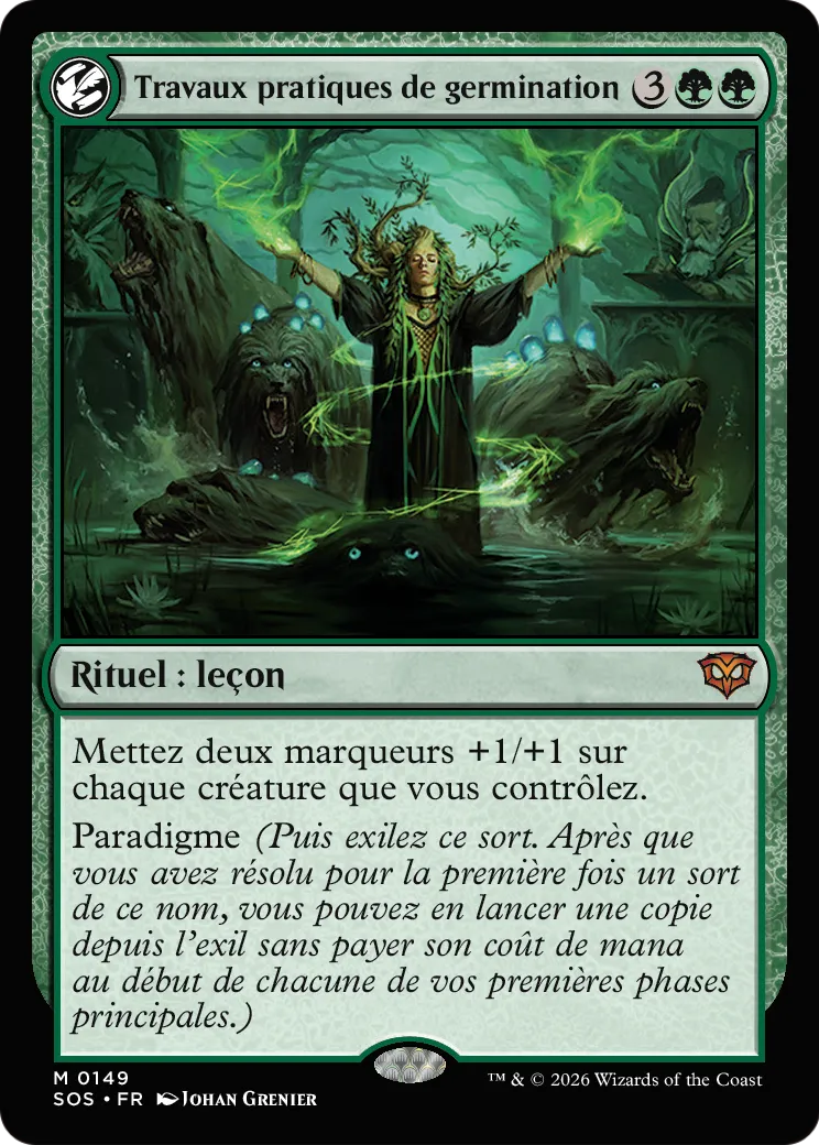 Travaux pratiques de germination — Secrets of Strixhaven — Magic: The Gathering