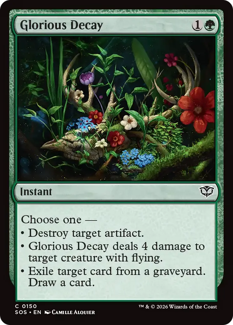 Glorious Decay — Secrets of Strixhaven — Magic: The Gathering