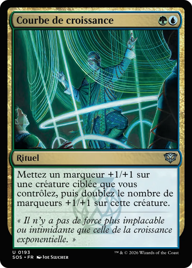 Courbe de croissance — Secrets of Strixhaven — Magic: The Gathering