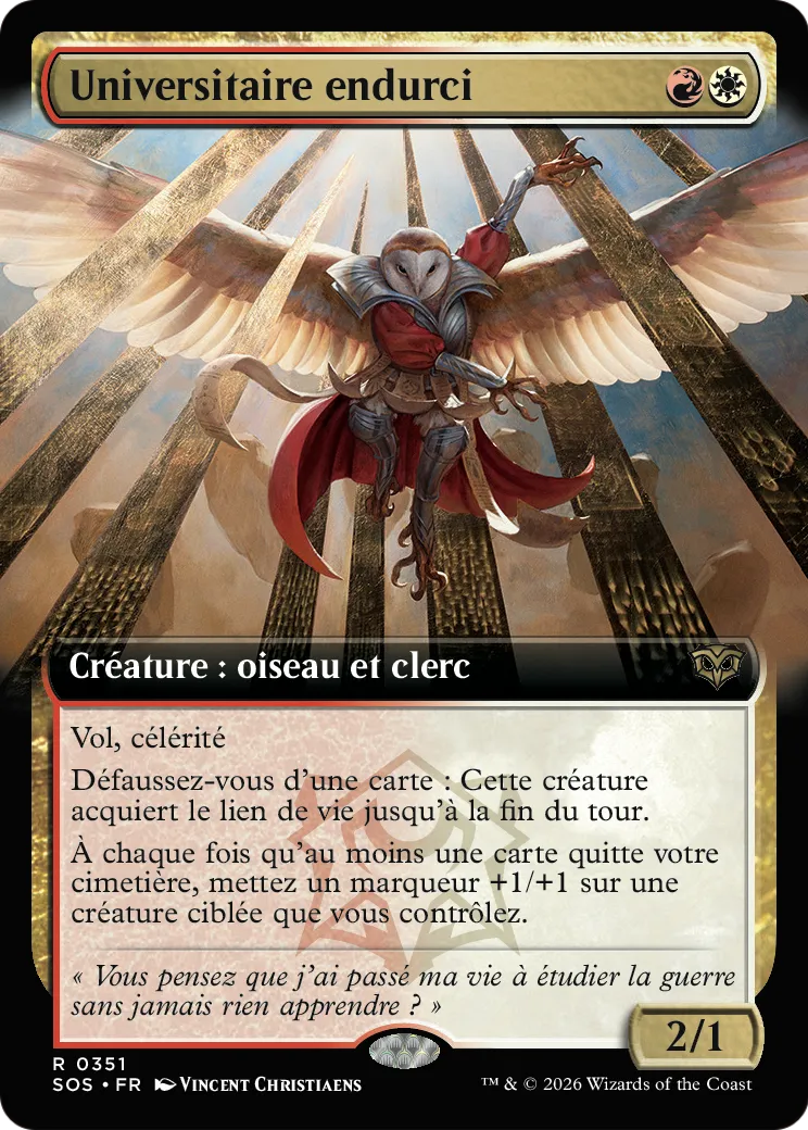 Universitaire endurci — Secrets of Strixhaven — Magic: The Gathering