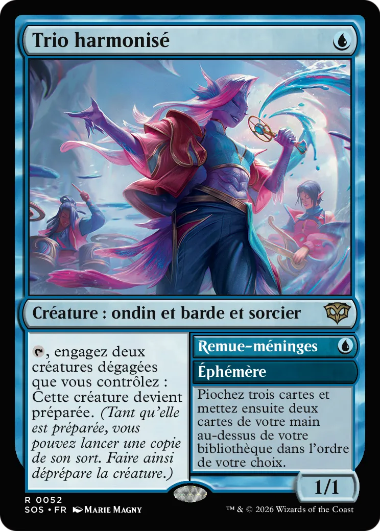 Trio harmonisé // Brainstorm — Secrets of Strixhaven — Magic: The Gathering