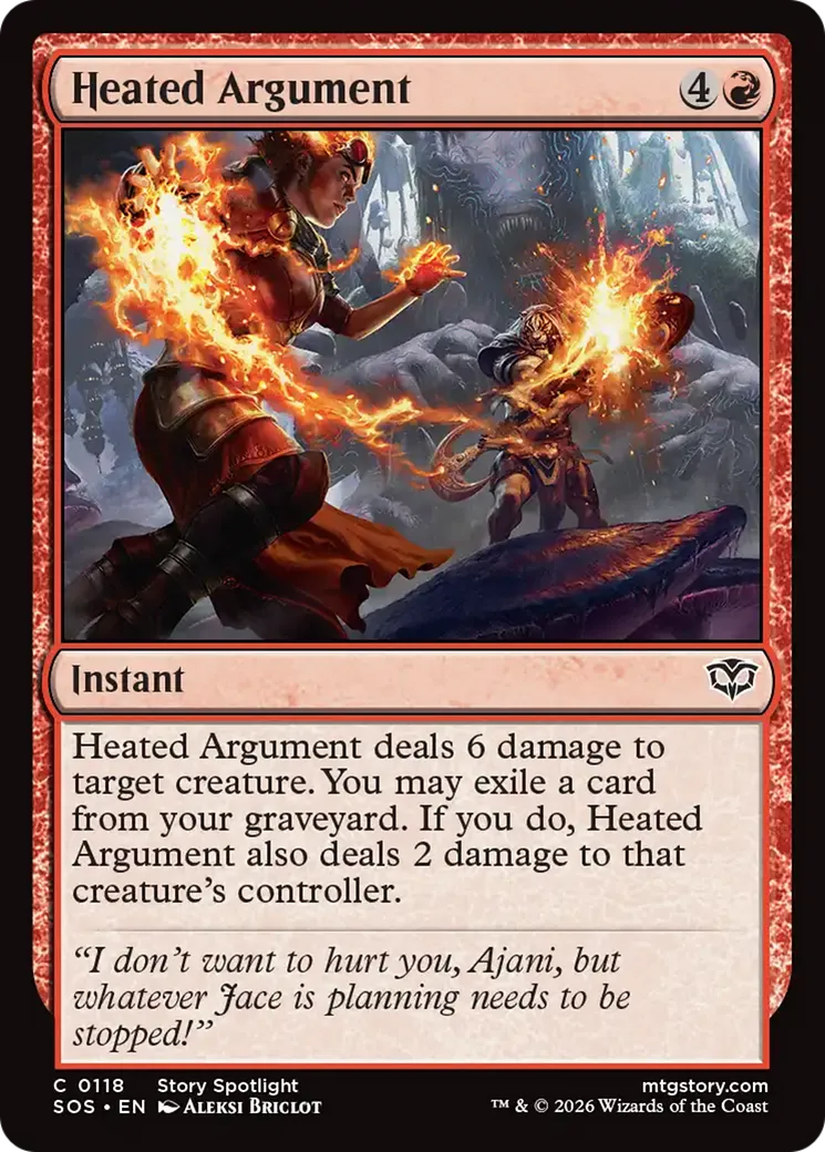 Dispute enflammée — Secrets of Strixhaven — Magic: The Gathering