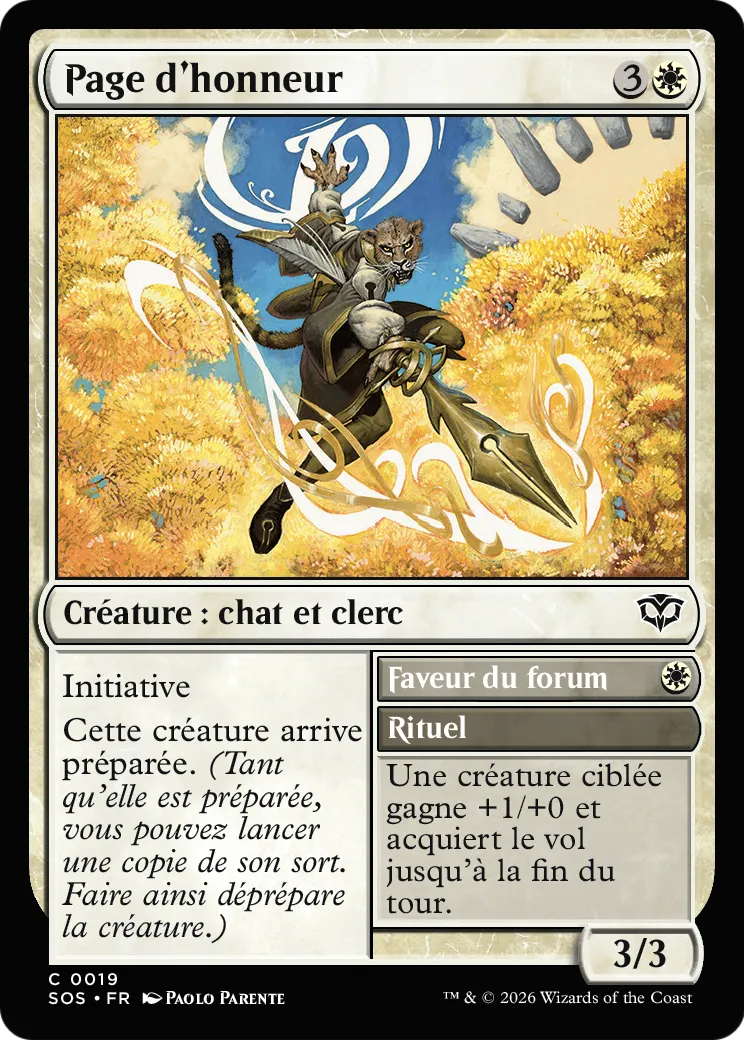 Page d'honneur // Forum's Favor — Secrets of Strixhaven — Magic: The Gathering