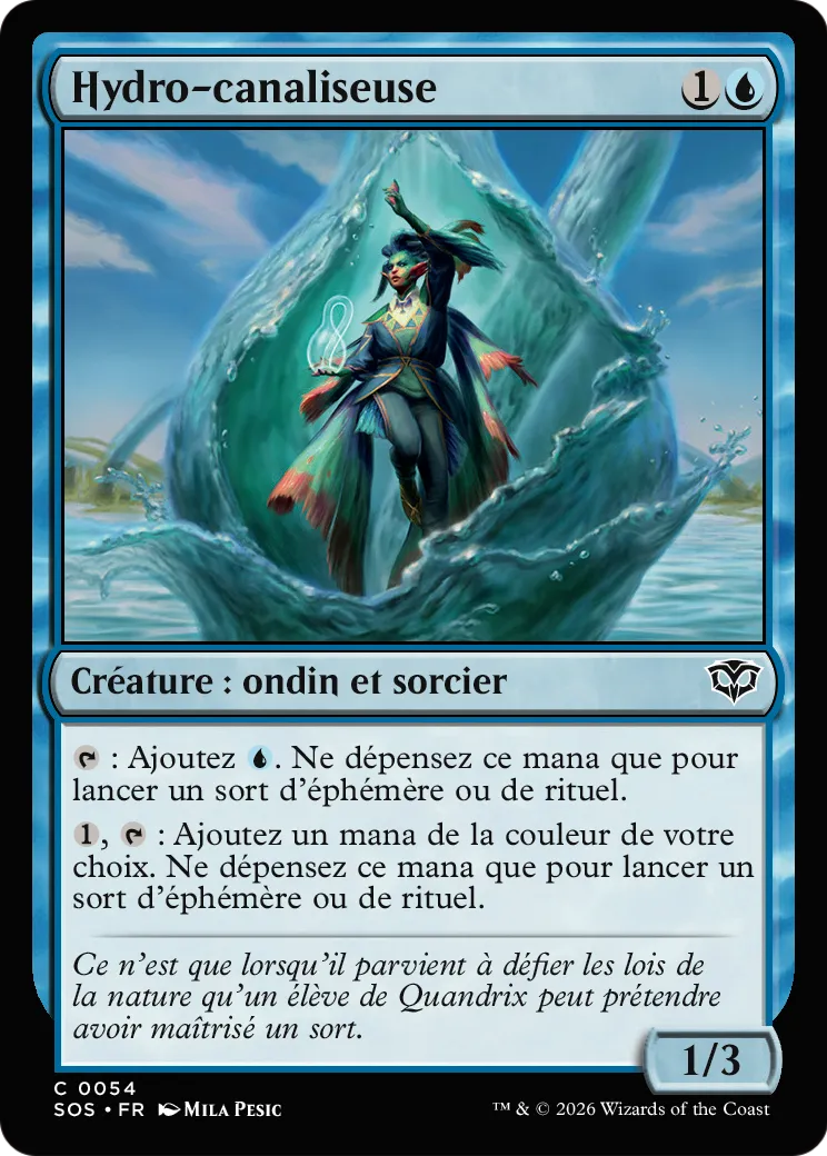 Hydro-canaliseuse — Secrets of Strixhaven — Magic: The Gathering