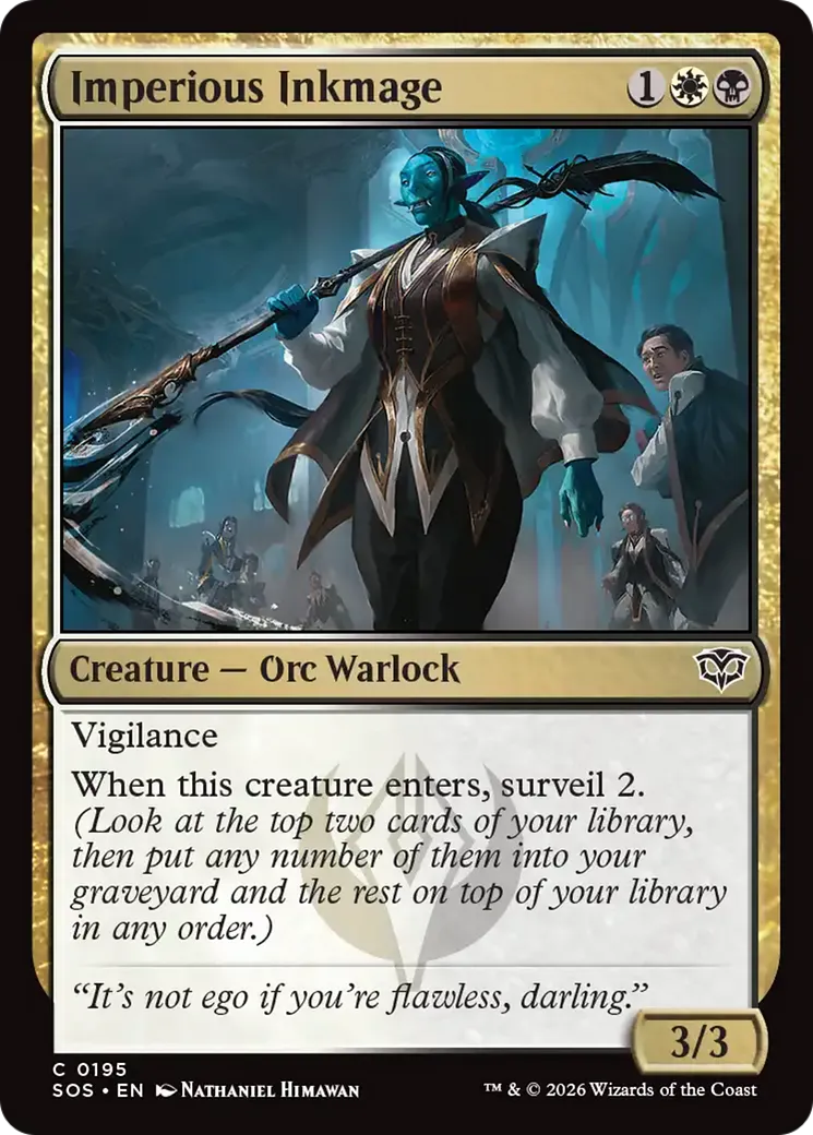 Imperious Inkmage — Secrets of Strixhaven — Magic: The Gathering