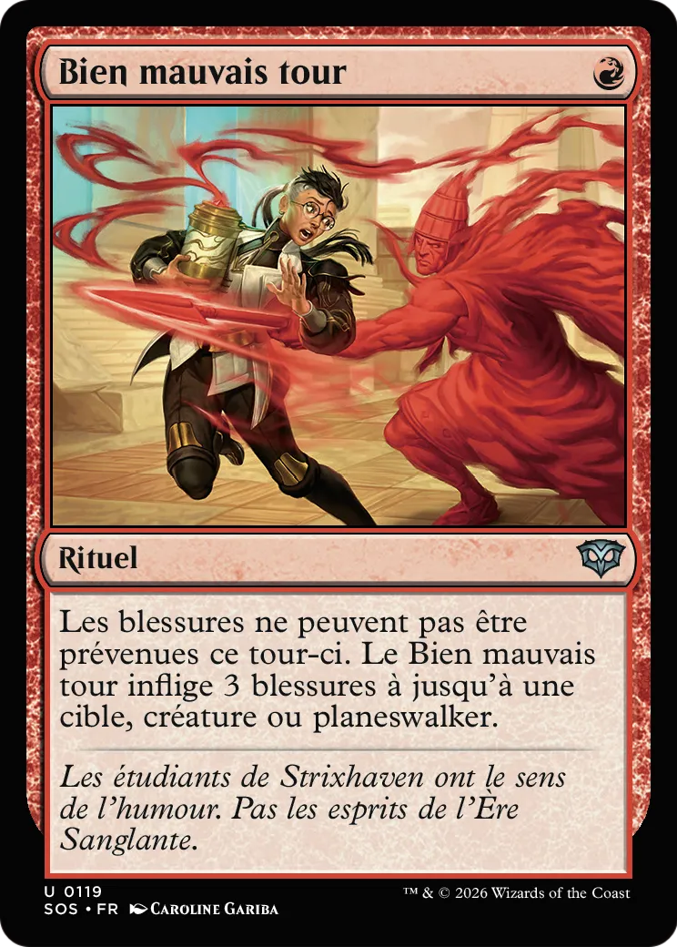 Bien mauvais tour — Secrets of Strixhaven — Magic: The Gathering