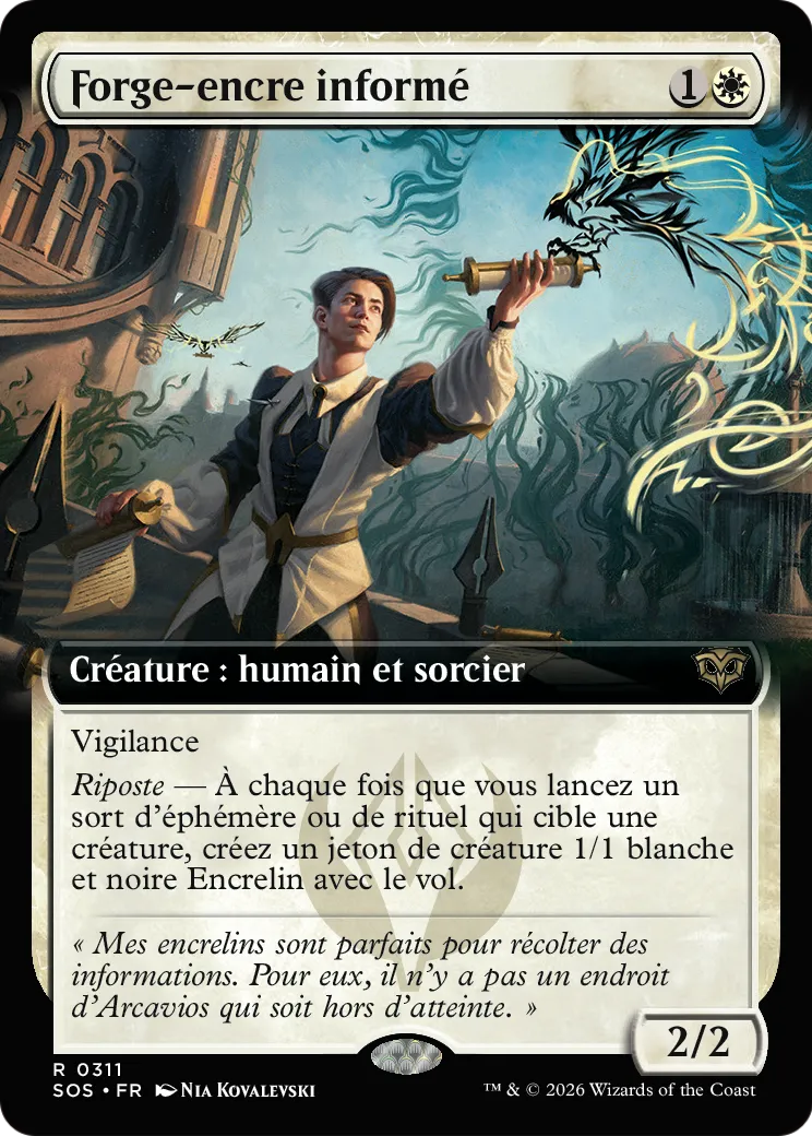 Forge-encre informé — Secrets of Strixhaven — Magic: The Gathering