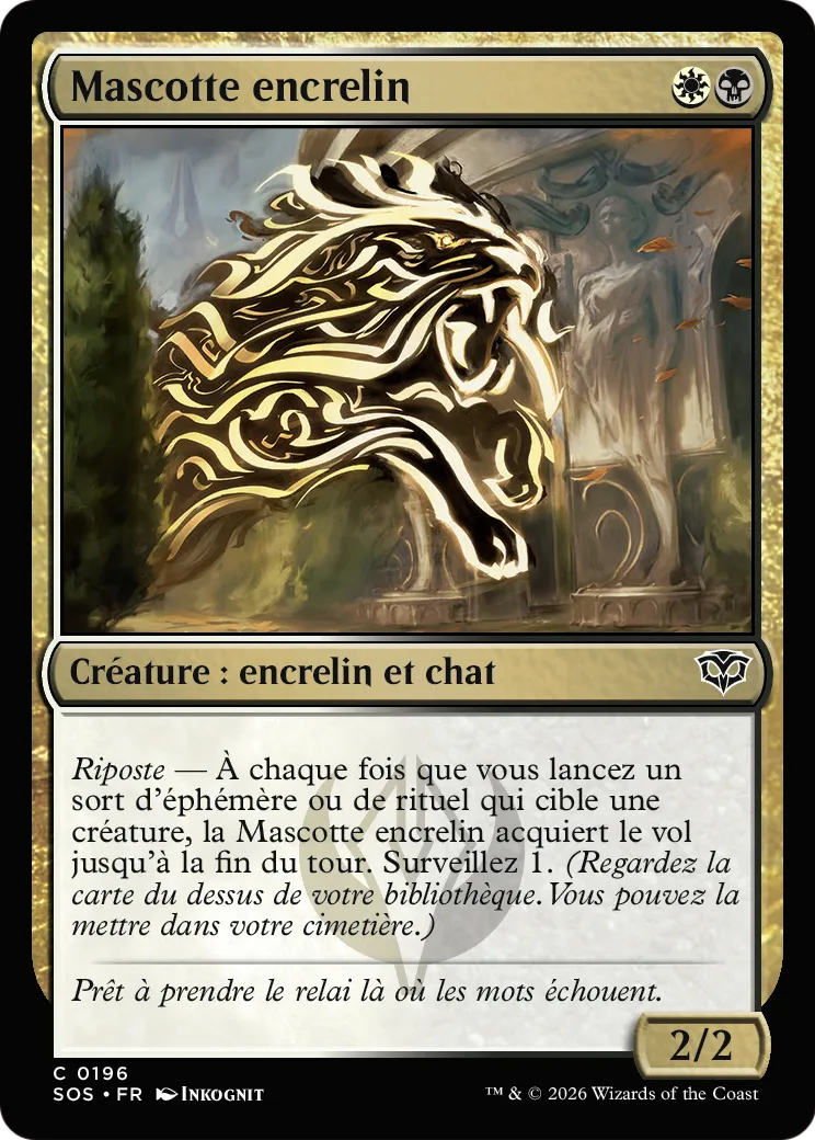 Mascotte encrelin — Secrets of Strixhaven — Magic: The Gathering