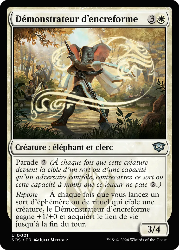 Démonstrateur d'encreforme — Secrets of Strixhaven — Magic: The Gathering