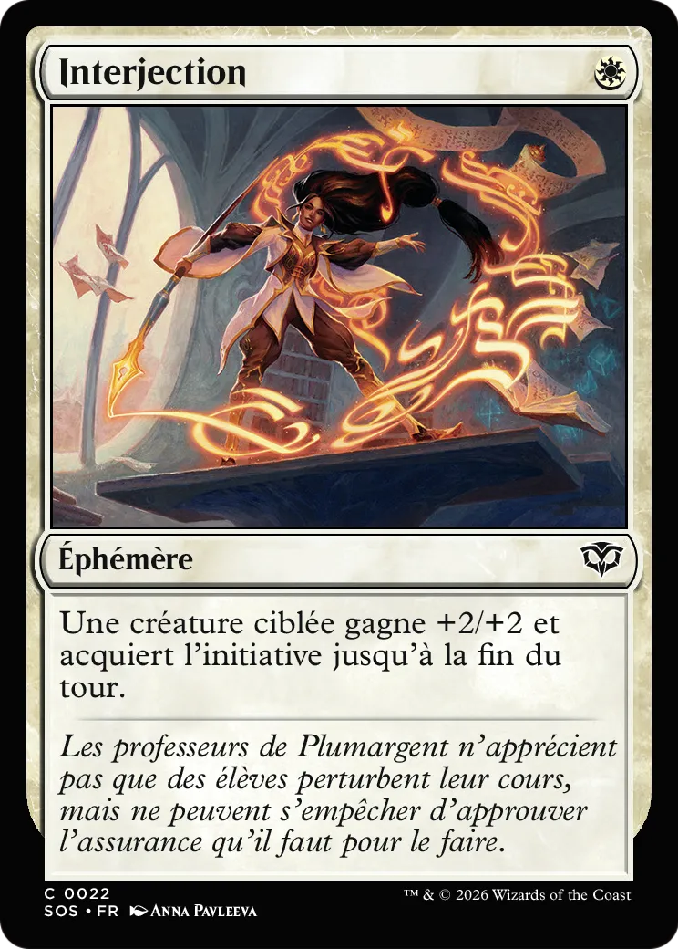 Interjection — Secrets of Strixhaven — Magic: The Gathering