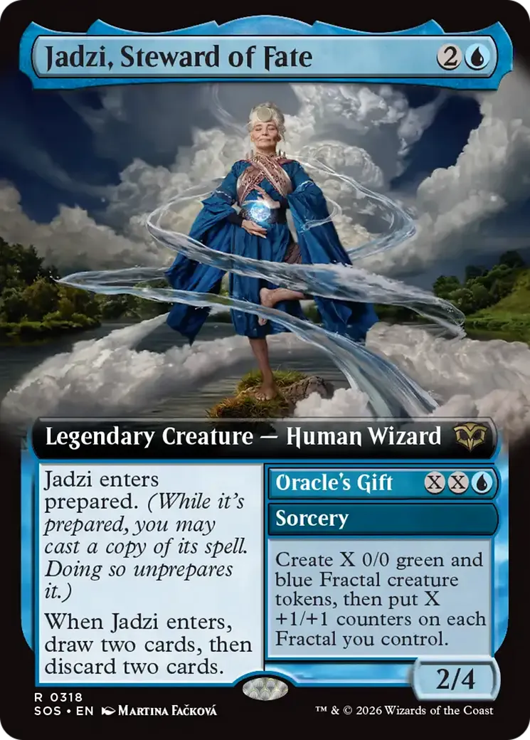 Jadzi, Steward of Fate // Oracle's Gift — Secrets of Strixhaven — Magic: The Gathering