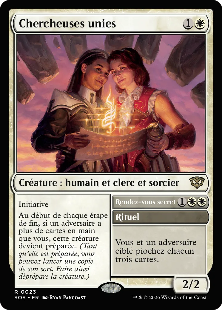 Chercheuses unies // Secret Rendezvous — Secrets of Strixhaven — Magic: The Gathering