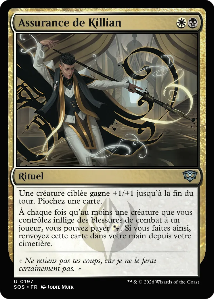 Assurance de Killian — Secrets of Strixhaven — Magic: The Gathering