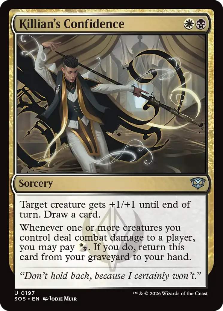Killian's Confidence — Secrets of Strixhaven — Magic: The Gathering