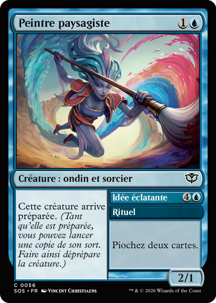 Peintre paysagiste // Vibrant Idea — Secrets of Strixhaven — Magic: The Gathering