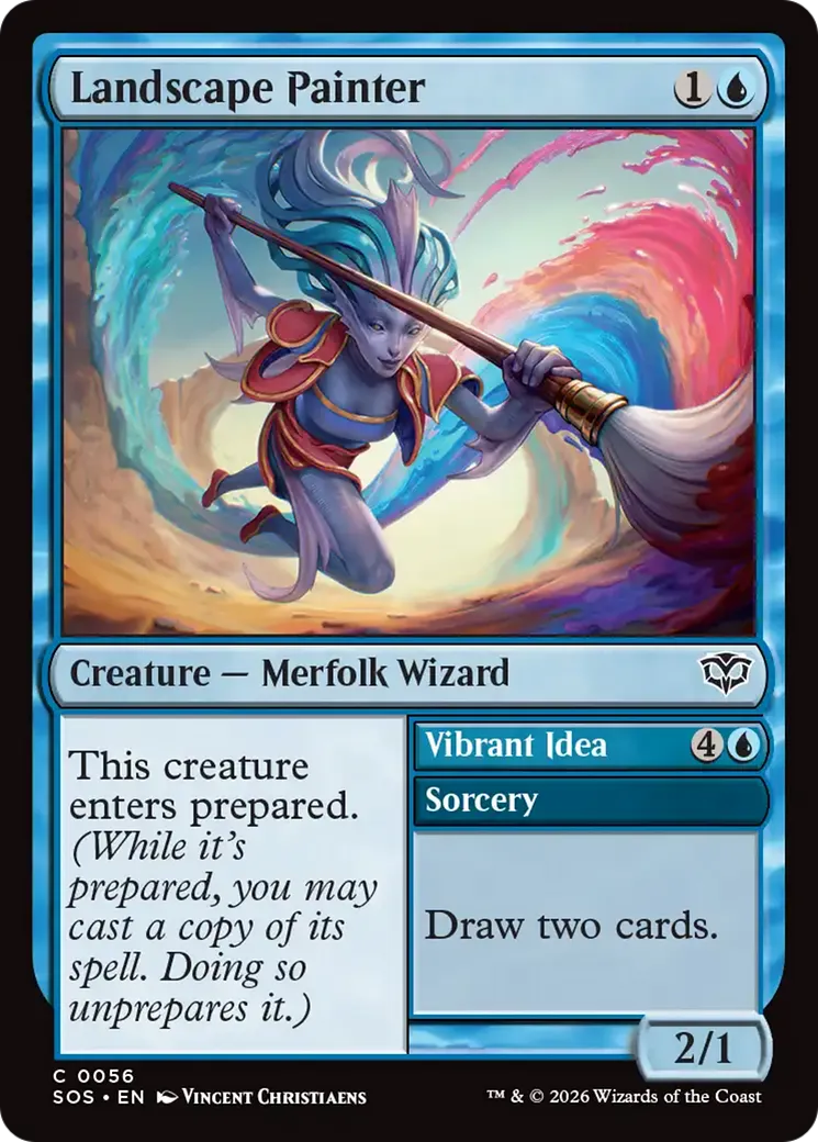 Peintre paysagiste // Vibrant Idea — Secrets of Strixhaven — Magic: The Gathering