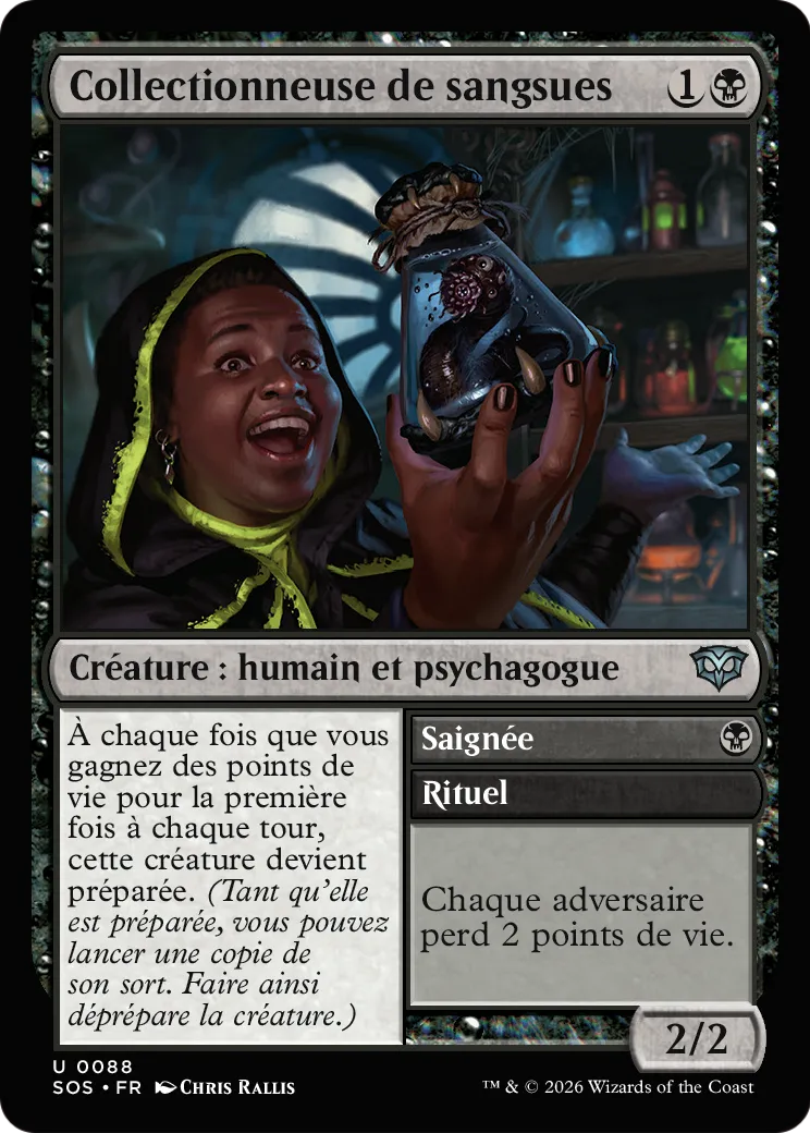 Collectionneuse de sangsues // Bloodletting — Secrets of Strixhaven — Magic: The Gathering